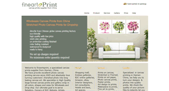 Desktop Screenshot of printedoilpainting.com